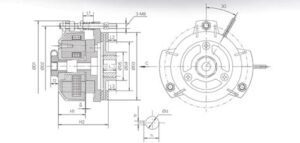  مشخصات فنی ترمز الکترومغناطیسی تیپ ENR-07