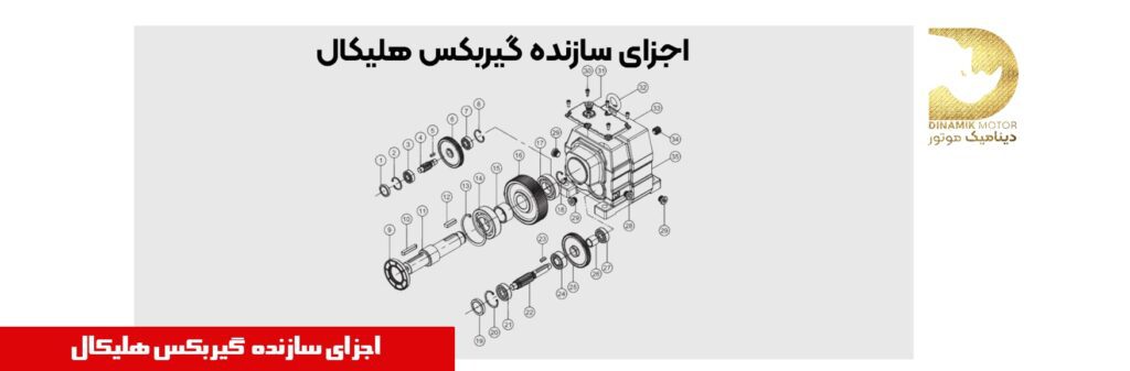 اجزای سازنده گیربکس هلیکال